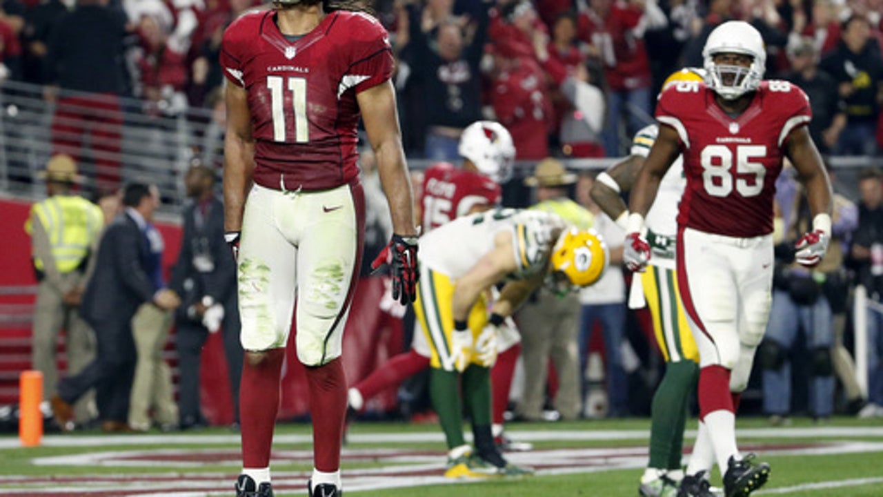 Cardinals' "Hail Larry" trumps Rodgers' Hail Mary